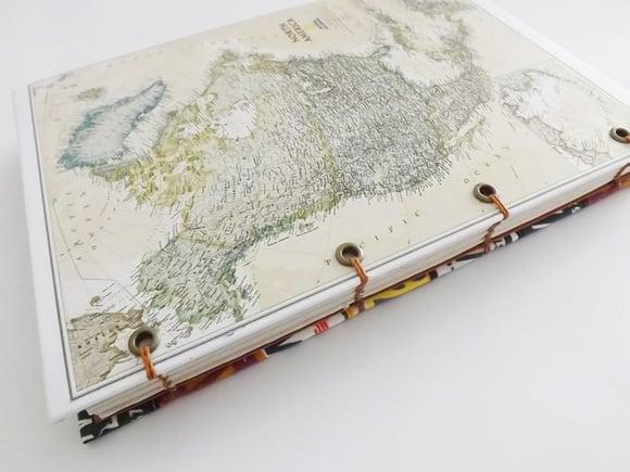 Agenda, Diário ou Caderno Mapa América 2