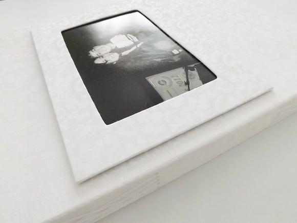 Livro de assinatura para foto na capa