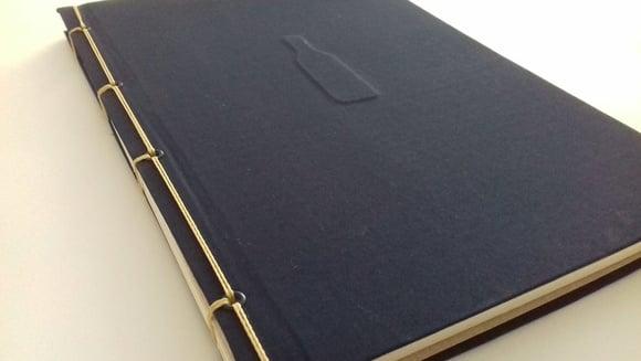 Livro do Vinho para Rótulos e Anotações A4