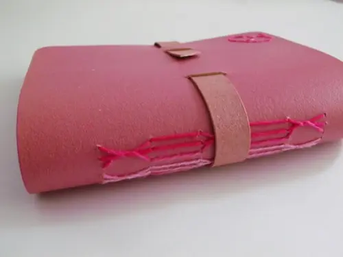 Agenda personalizada recouro rosa