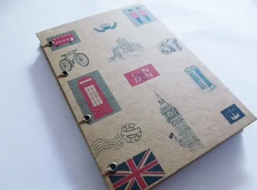 Agenda, Diário ou Caderno Inglaterra