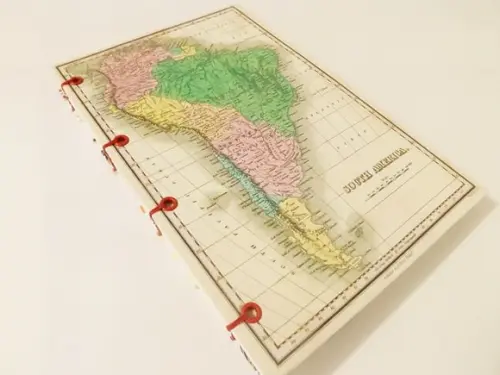Agenda, Diário ou Caderno Mapas América