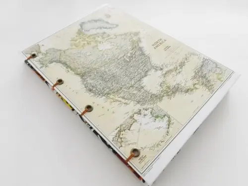 Agenda, Diário ou Caderno Mapa América 2