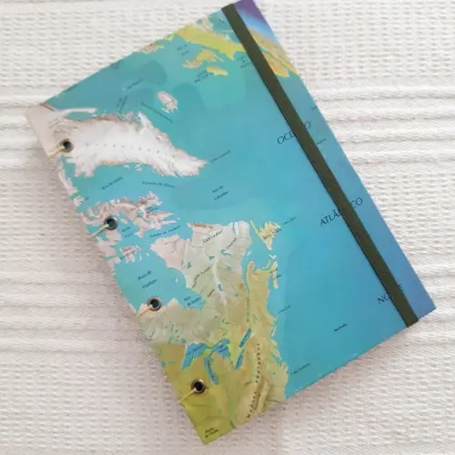 Agenda, Diário ou Caderno Mapas América | Pronta Entrega