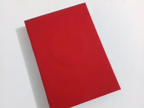 Álbum de Fotos 10 x 15 Vermelho Coração