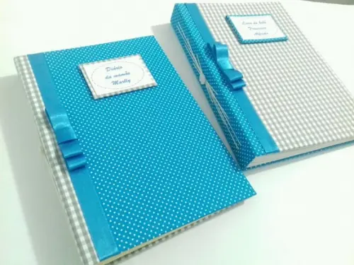 Kit de Diário e Livro do Bebê
