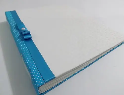 Livro de Assinatura Festas Azul Turquesa
