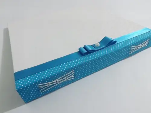 Livro de Assinatura Festas Azul Turquesa