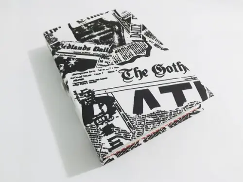 Mini álbum de fotos jornal