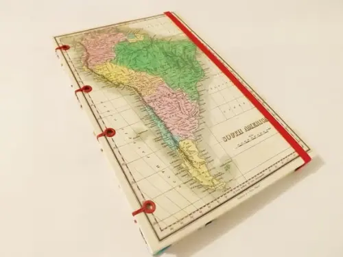 Agenda, Diário ou Caderno Mapas América