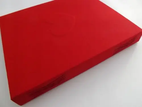 Álbum de fotos 25 x 21 vermelho coração