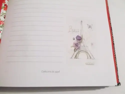 Caderno sem Pauta Tema Paris