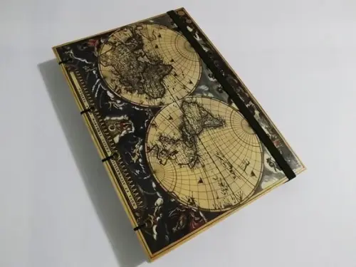 Diário de Viagem Mapa Antigo
