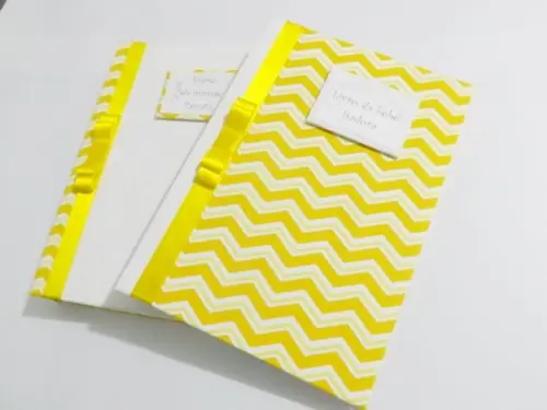Kit com Livro e Diário do Bebê