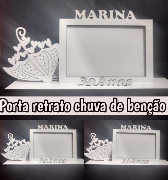 10 Porta Retrato Chuva Benção Amor