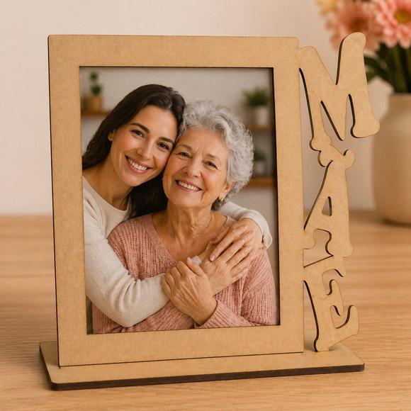 10 Porta Retrato Dia das Mães mdf 10x15