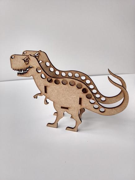 20 Dinossauro T-rex Porta Lápis mdf