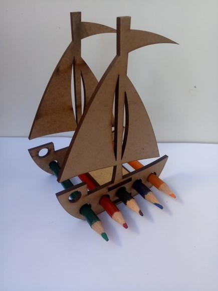 30 Barco Porta Lapis mdf