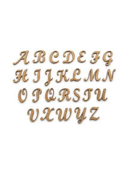 50 Mini Letra em mdf
