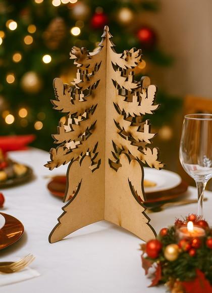 Árvore Natal Anjos Centro de Mesa