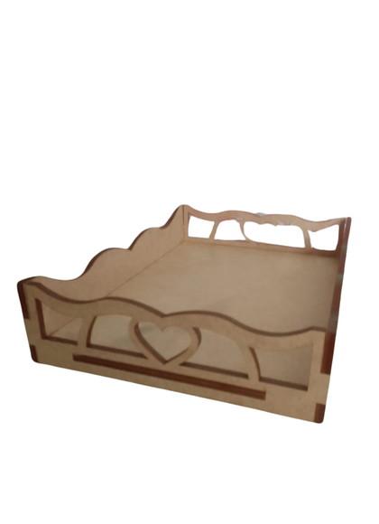 Bandeja mdf 6mm Cru