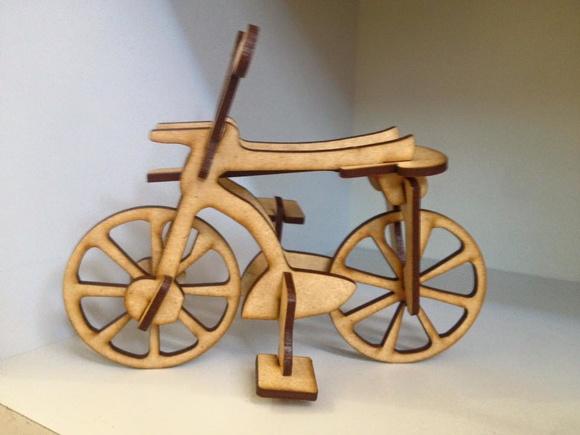 Bicicleta Miniatura mdf