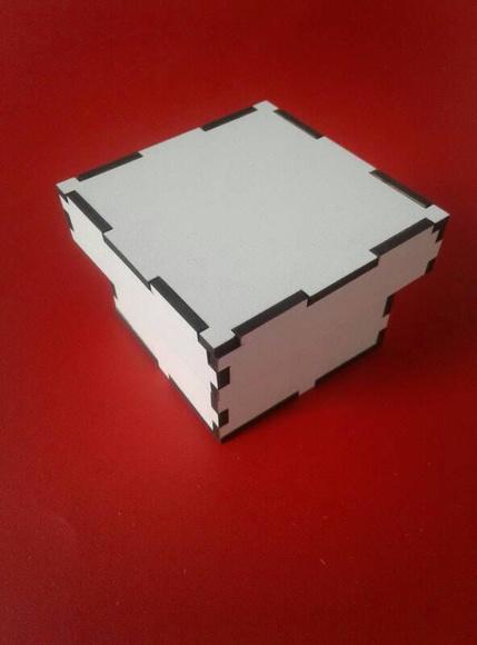 Caixa 6x6 mdf Branco