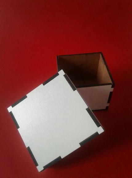 Caixa 6x6 mdf Branco