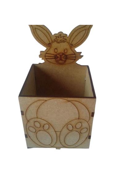 Caixa Cabeça Coelho mdf 14cm
