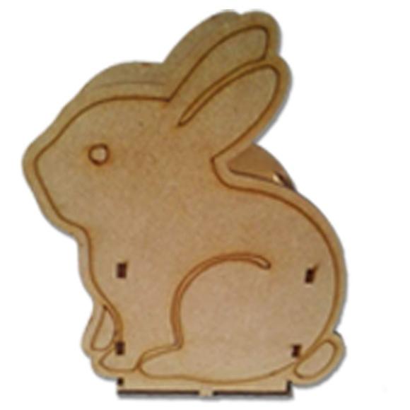Caixa Formato Coelho mdf 16cm