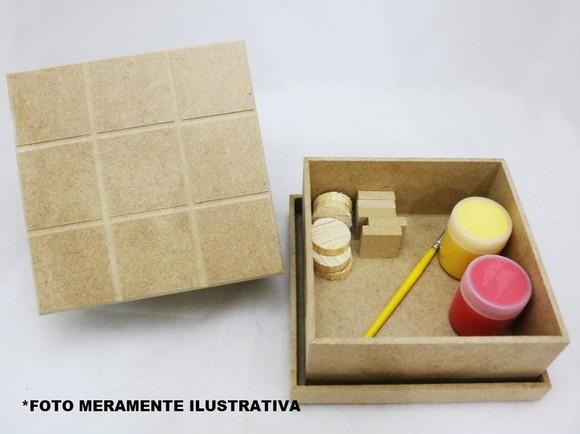 Caixa Jogo da Velha mdf