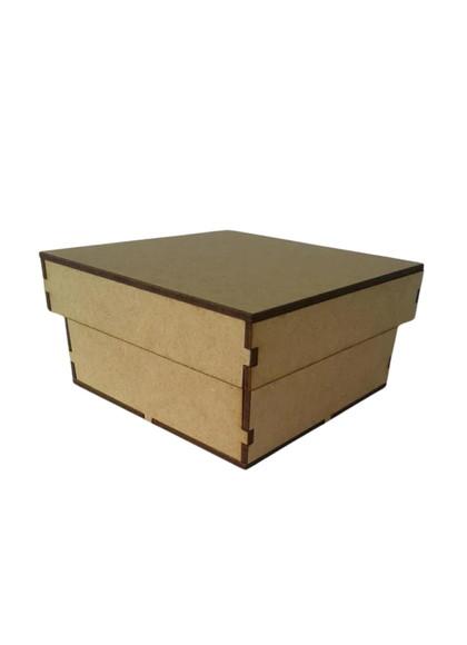 Caixa mdf Cru 10x10 no Laser