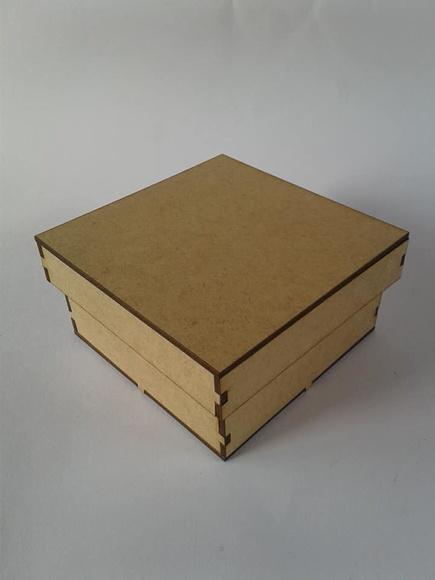 Caixa mdf Cru 12x12 no Laser
