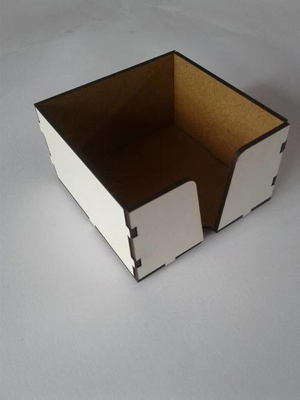 caixa porta papel/cartão mdf