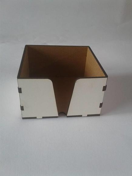 caixa porta papel/cartão mdf