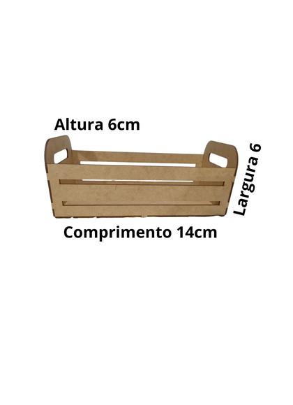 Caixote mdf 14x6x6 Já Montado.