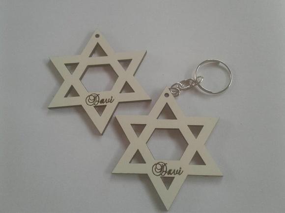 Chaveiro Estrela mdf