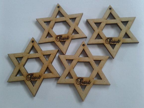 Chaveiro Estrela mdf