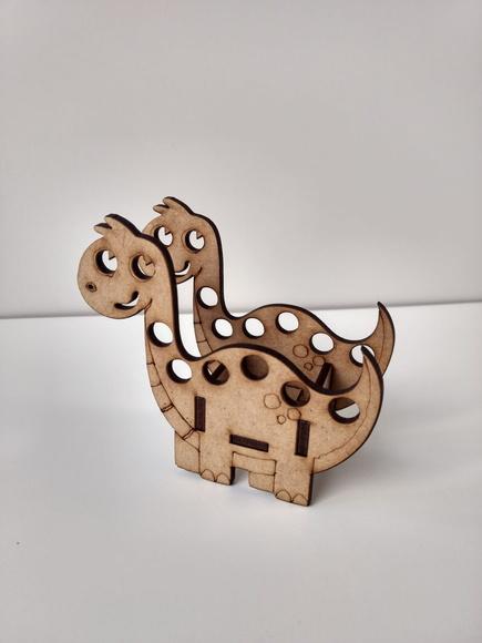 Dinossauro Porta Lapis C/6 Furos