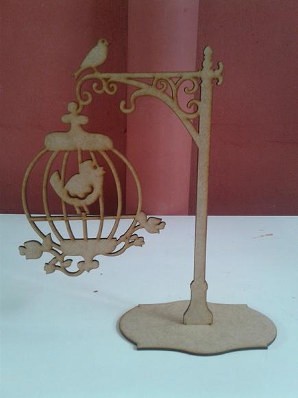 Gaiola Passarinho com Suporte
