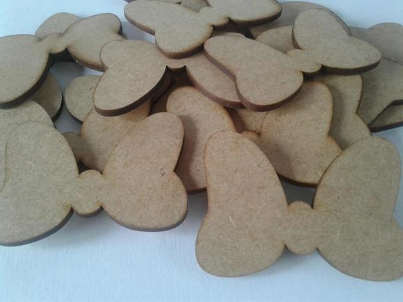 Laço Minnie 6cm em mdf