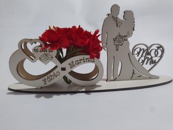 Lembrancinha Casamento Personalizada Porta-retrato em mdf