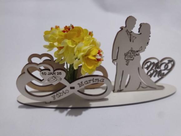 Lembrancinha Casamento Personalizada Porta-retrato em mdf