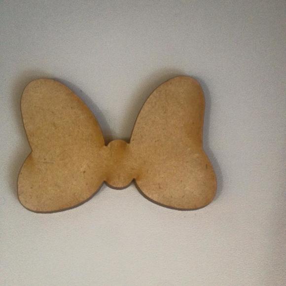 Laço Minnie 6cm em mdf