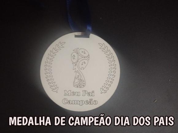 Medalha Pai ( Kit 10 Uni)
