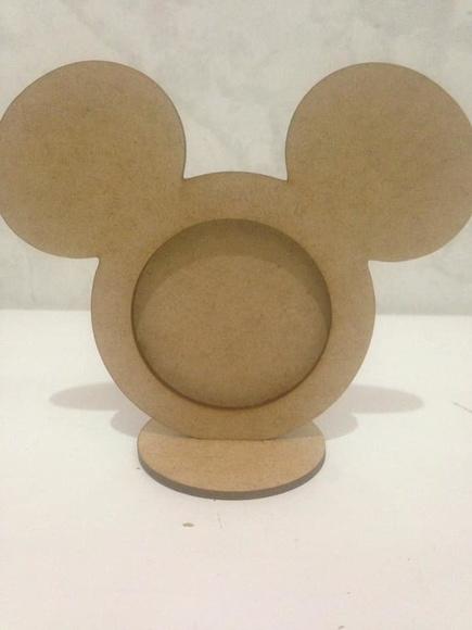 Mickey - Porta Retrato mdf Cru -