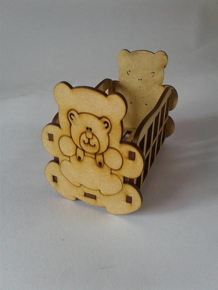 Mini Berço Urso mdf