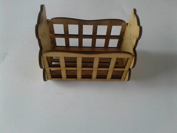 Mini Berço Urso mdf