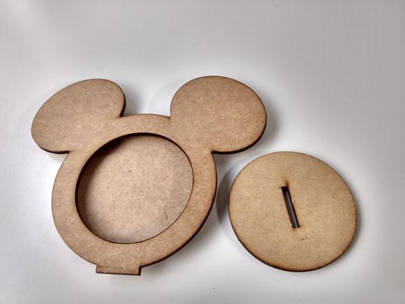 Mickey - Porta Retrato mdf Cru -