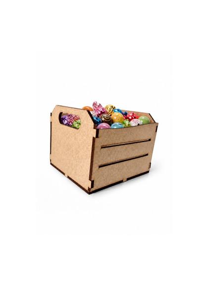 Mini Caixote mdf Festa 10x8x8cm